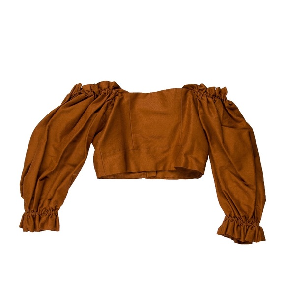 Marissa Webb Kai Faille Camel Top - Picture 3 of 4